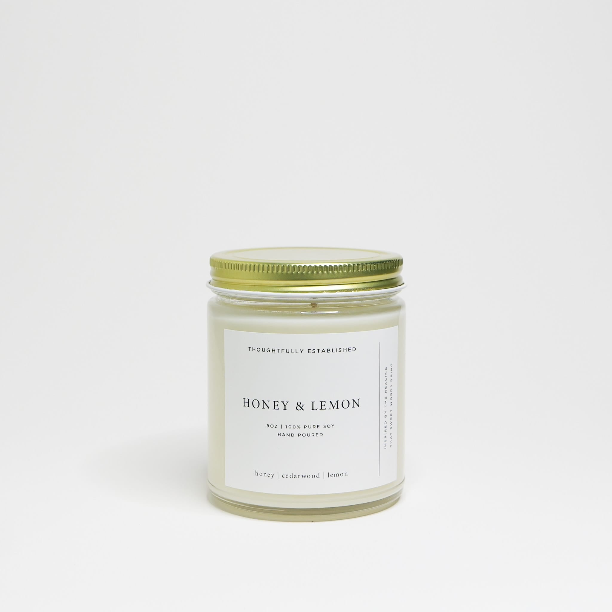 Honey & Lemon - Soy Candle